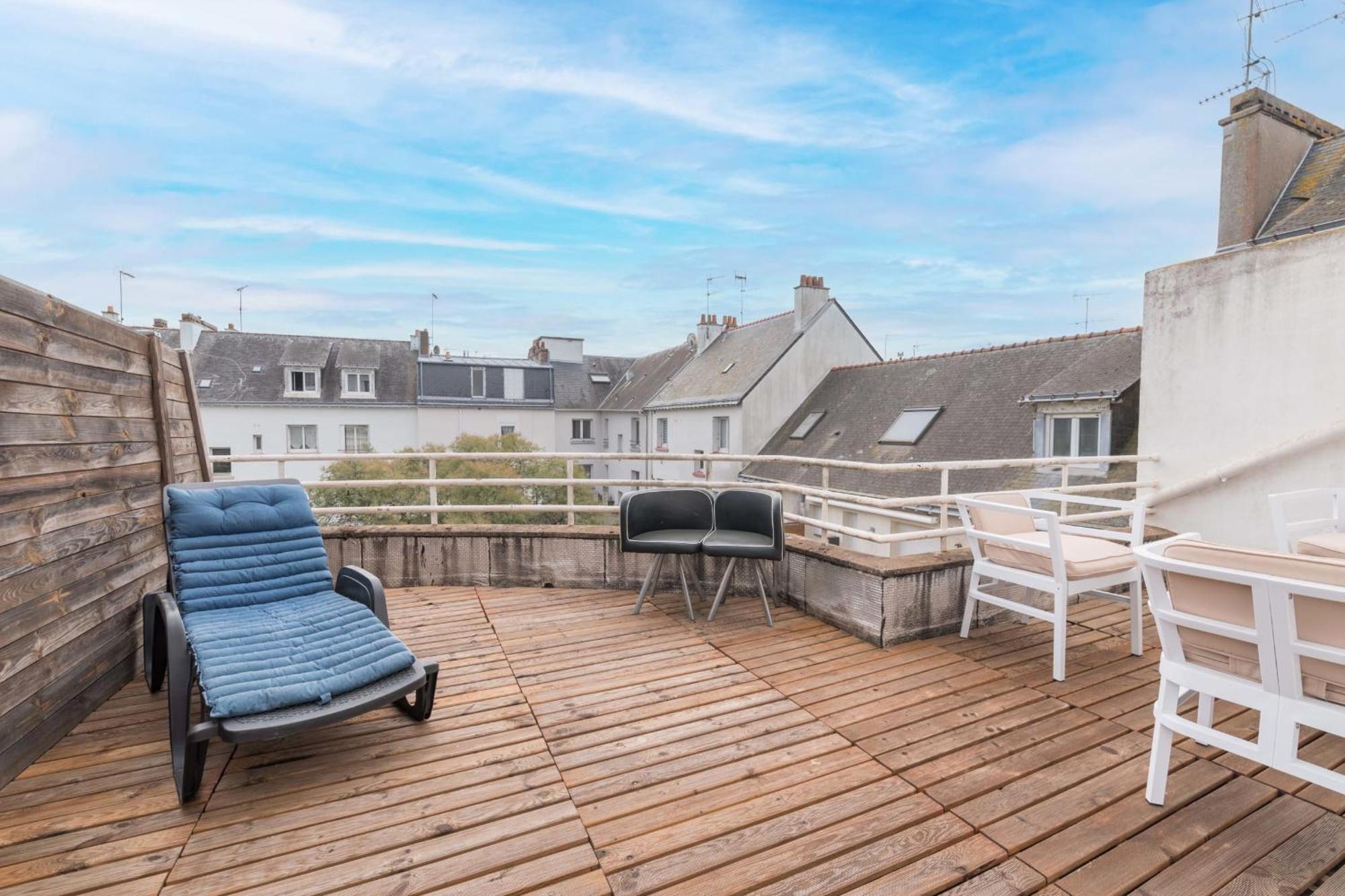 Terrasse Du Maine - Centre Ville - Wifi Saint-Nazaire  Exterior photo